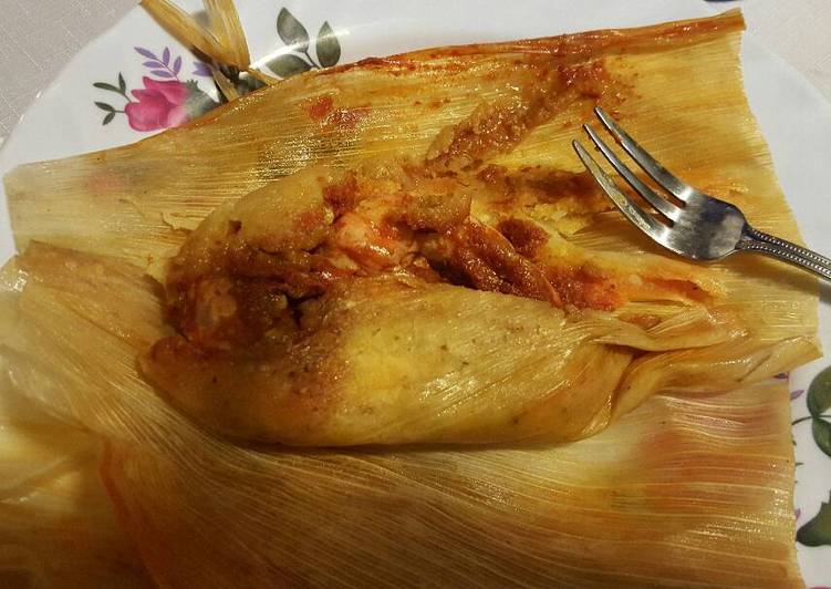 Tamales de camarón 🍤