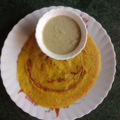A picture of Moong dal chilla.