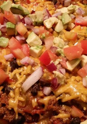 A picture of Taco Dip.