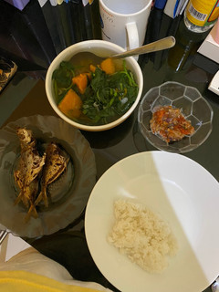 Foto resep Ikan goreng kunyit, sayur bening labu kuning