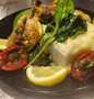 Easy Steps to Prepare Spicy baked Lemon Chicken with Garlic Mashed &amp; Sauteed Spinach the Awesome  Perfect