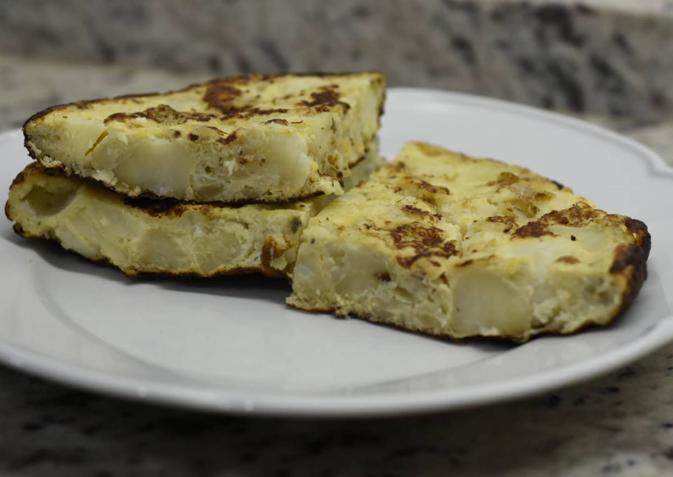 Tortilla de papas simple
