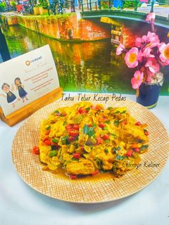 Foto resep Tahu Telur Kecap Pedas