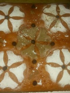 Una foto de Bizcochuelo de flan de dulce de leche y yogurt