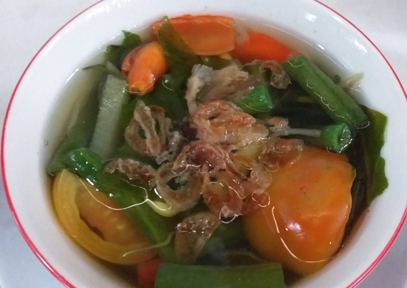 27. Sayur asem bening