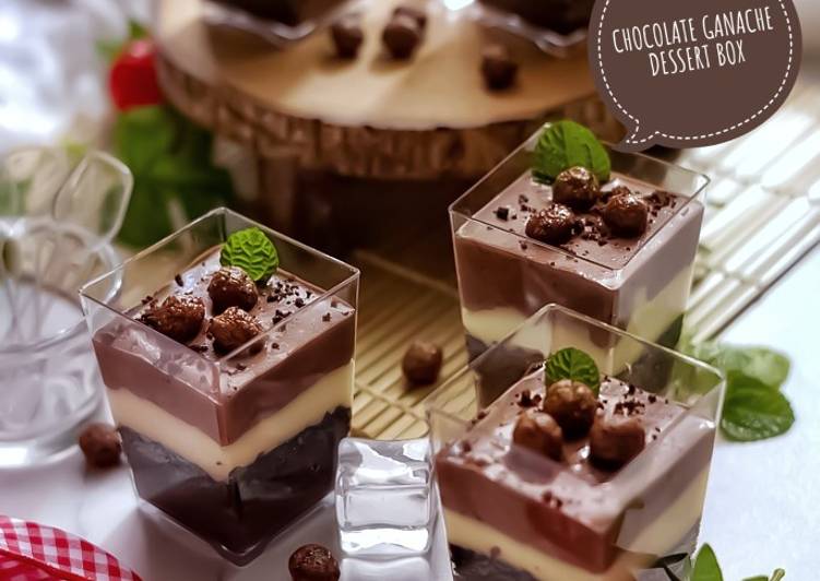 Resep Chocolate Ganache Dessert Box Yang Gurih