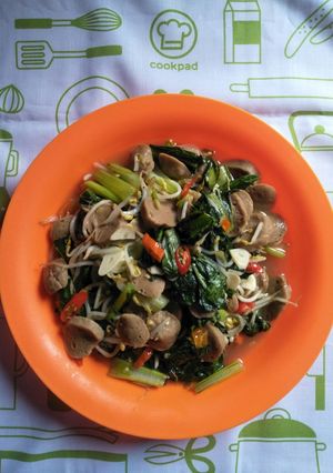 Foto resep Tumis Sawi hijau mix Tauge