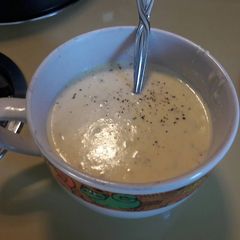 A picture of Potato soup.
