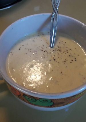 A picture of Potato soup.