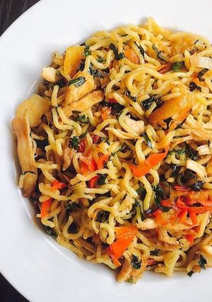 A picture of Shredded Chicken Noodles.