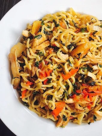 Easy Way Prepare Recipe Shredded Chicken Noodles that is Delicious, Delicious}