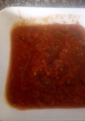 A picture of Pizza sauce #festiveseasonmombasa.