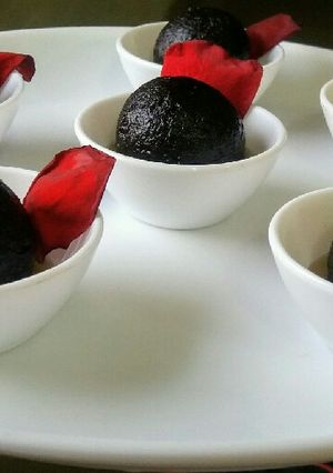A picture of Kala jamun (kala jaam).