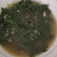 Sayur daun pakis dan daun pepaya