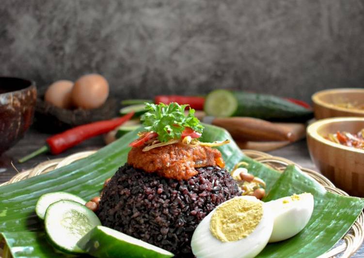 Resipi Black Nasi Lemak Oleh Jeehan Kitchen Cookpad