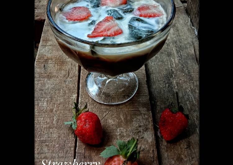 Bahan Strawberry cincau | Cara Masak Strawberry cincau Yang Lezat