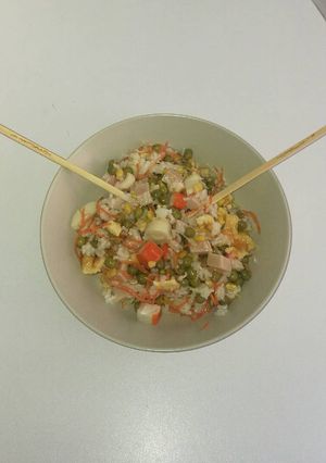 Una foto de Arroz tres delicias!