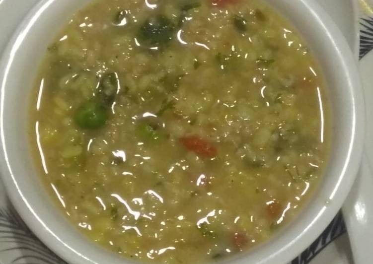 Healthy Recipe of Oats dal soup