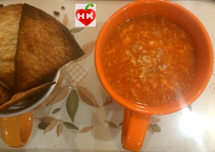 شوربة المحمرة