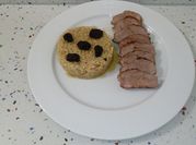 Una foto de arroz con pato