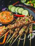 Arrosticini with Happy Pepper Sauce