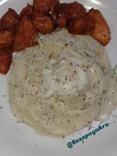 Foto resep Spaghetti Carbonara Ala-ala Me