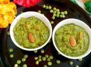 A picture of green peas halwa