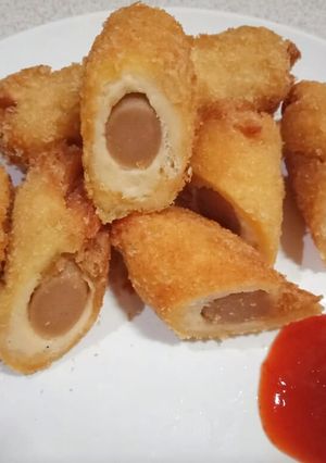 Foto resep Roti gulung sosis
