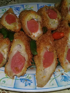 Foto resep Roti goreng isi sosis