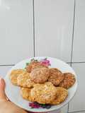 Biskuit oatmeal chewy tanpa oven tanpa kompor