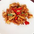 Tumis kulit cempedak (mandai)