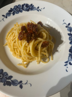 Foto di Pasta aglio olio peperoncino e pomodori secchi