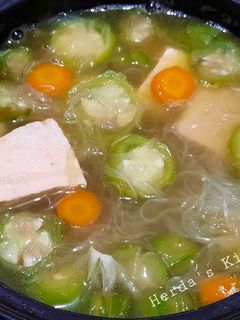 Foto resep Sup Oyong Kaldu Udang
