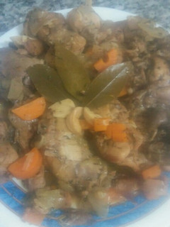 Una foto de Conejo en escabeche
