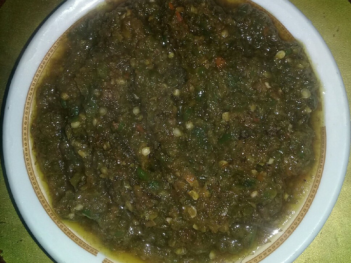 Langkah Mudah untuk Membuat 05. Sambal pedas cabe ijo, Sempurna