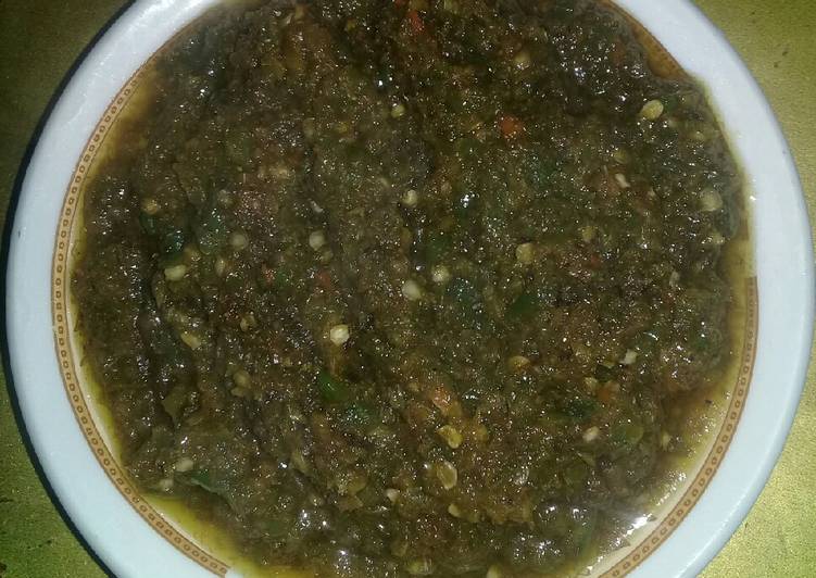 Sambal pedas cabe ijo