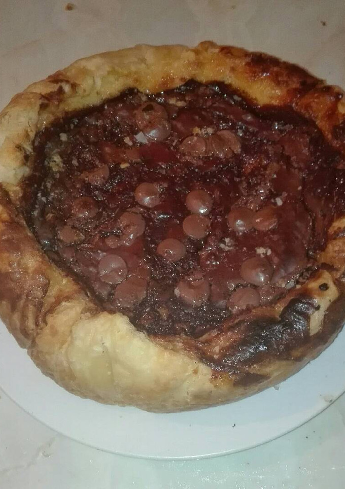 Una foto de Flan de queso en hojaldre en la olla GM g