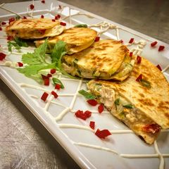 A picture of Chicken Quesadillas.