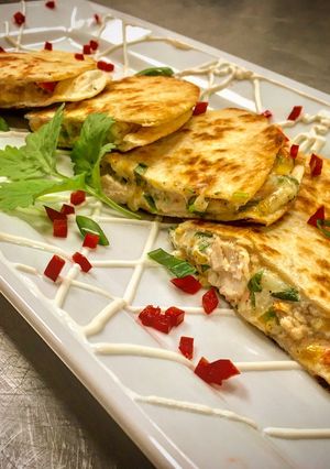 A picture of Chicken Quesadillas.