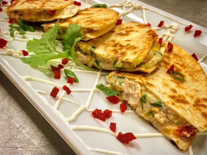 Recipe quesadillas ayam, sejenis makanan Meksiko which So Delicious