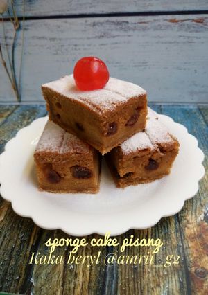 Foto resep Sponge cake pisang