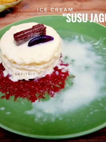 Langkah Gampang Membikin Resep Ice Cream "Susu Jagung" yang Lezat Sekali Anti Ribet, Bisa Manjain Lidah