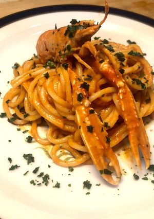 Foto di Spaghetti alla crema di scampi