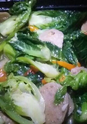 Foto resep Cah Cuciwis Bakso Pedas