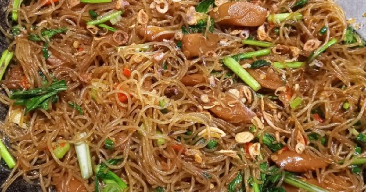 Resep Bihun Sosis Sawi Pedas Paling Mudah dan Enak