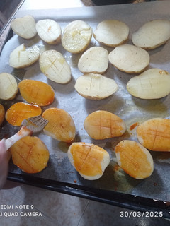 Una foto de Patatas asadas con pimentón dulce