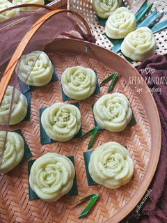 Foto resep Apem Pandan Tape Singkong