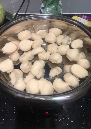 A picture of Basa Fish ball  keto.