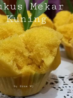 Foto resep Bolu Kukus Mekar Labu Kuning