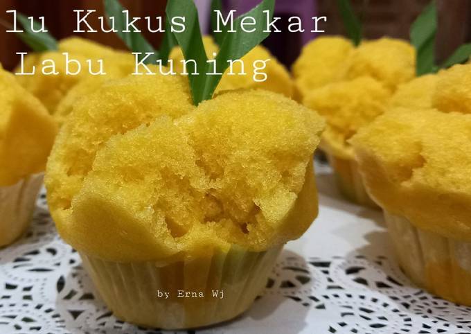 Resep: Bolu Kukus Mekar Labu Kuning Ekonomis Untuk Jualan